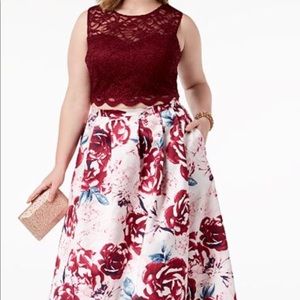 Morgan and Co. Plus 2- Piece Gown
